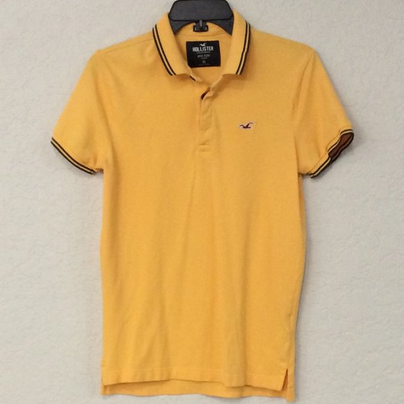Hollister Other - Hollister Yellow Stretch Polo for Men Size XS